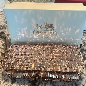 Coach wristlet purse